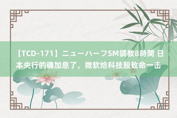 【TCD-171】ニューハーフSM調教8時間 日本央行的确加息了，微软给科技股致命一击