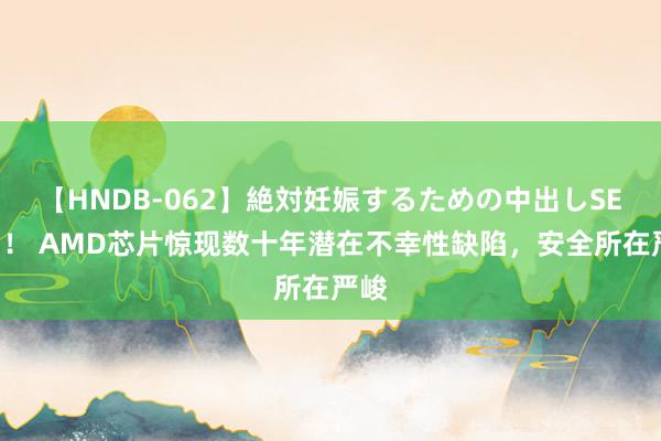 【HNDB-062】絶対妊娠するための中出しSEX！！ AMD芯片惊现数十年潜在不幸性缺陷，安全所在严峻