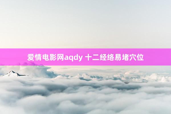 爱情电影网aqdy 十二经络易堵穴位