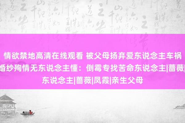 情欲禁地高清在线观看 被父母扬弃爱东说念主车祸离世，女子穿婚纱殉情无东说念主懂：倒霉专找苦命东说念主|蔷薇|凤霞|亲生父母